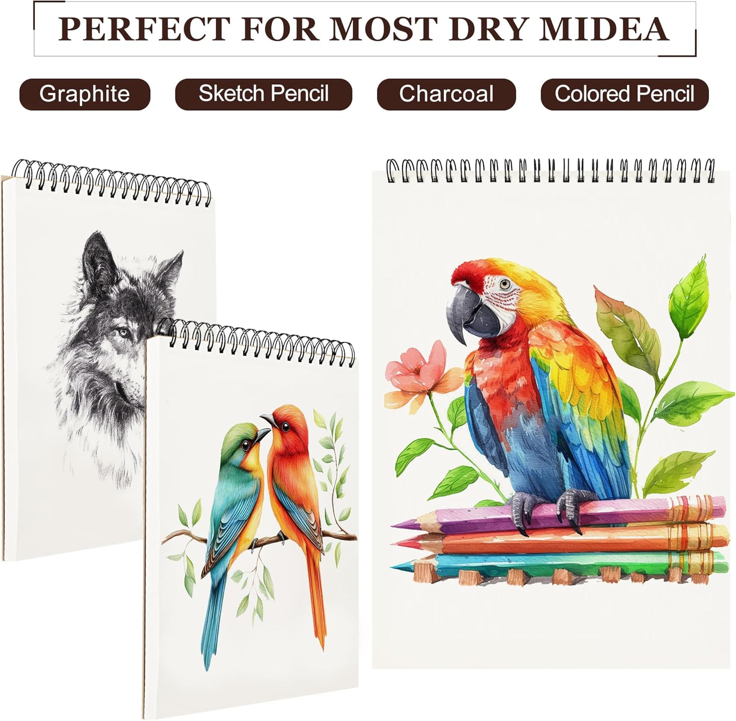 Thumbnail 4 de KINSPORY Album da Disegno A4 100 fogli, carta schizzo 🎨