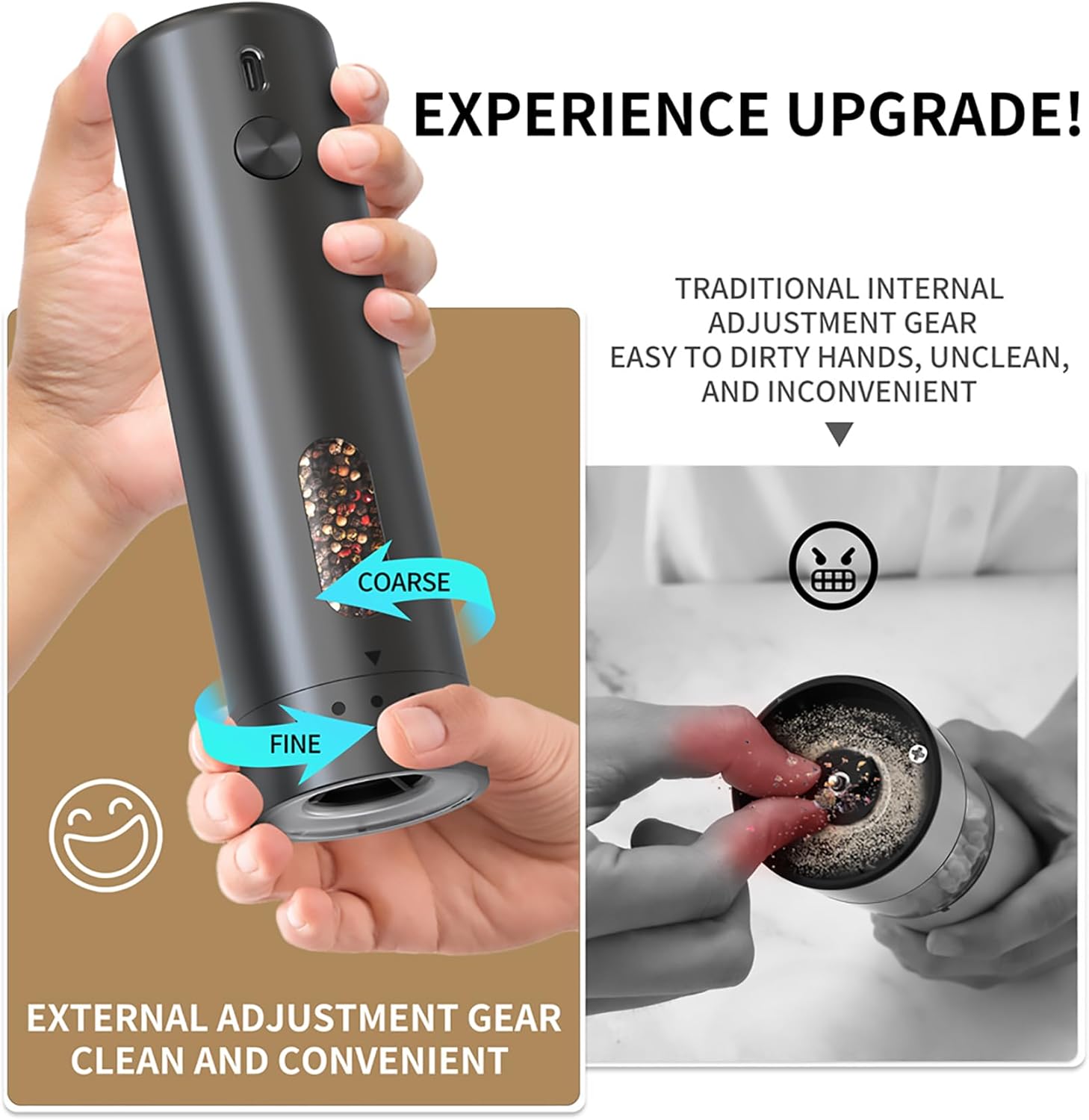 Thumbnail 3 de Molinillos sal y pimienta eléctricos 110 ml