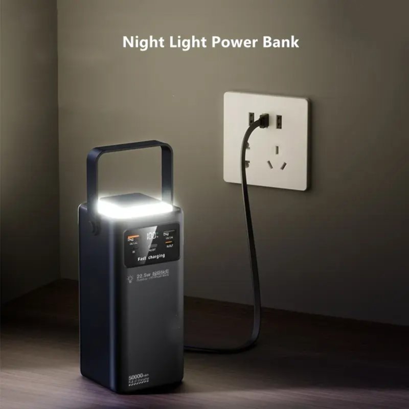 Detalle 2 de Klack PowerBank 50000 mAh 22,5 W carga rápida triple puerto