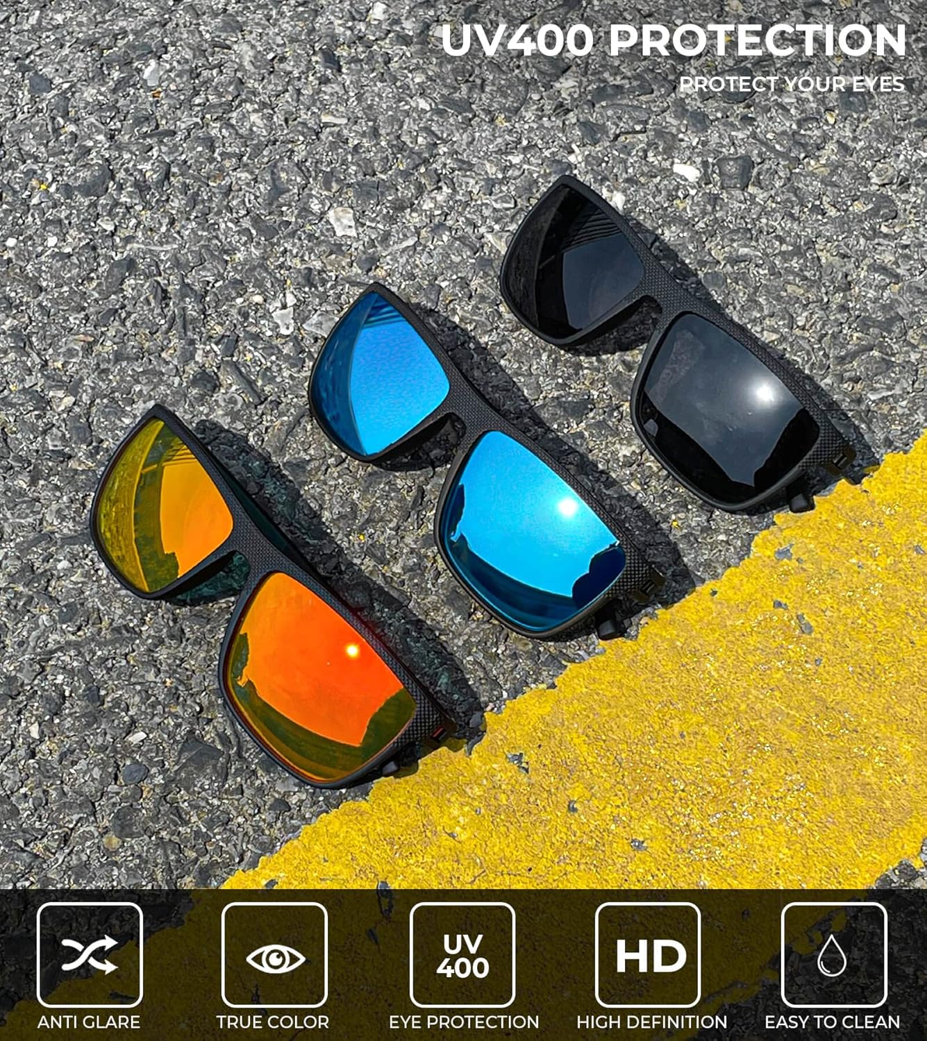 Thumbnail 5 de KALIYADI Polarized Sunglasses for Men UV Protection 🕶