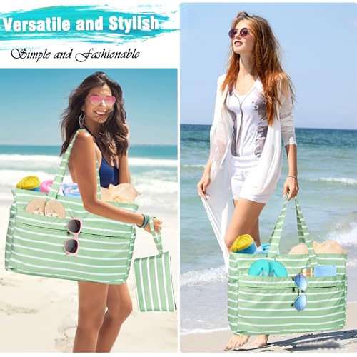 Thumbnail 7 de WACCET Bolsa de Playa Grande Mujer impermeable con cremallera, 50L, plegable y XXL