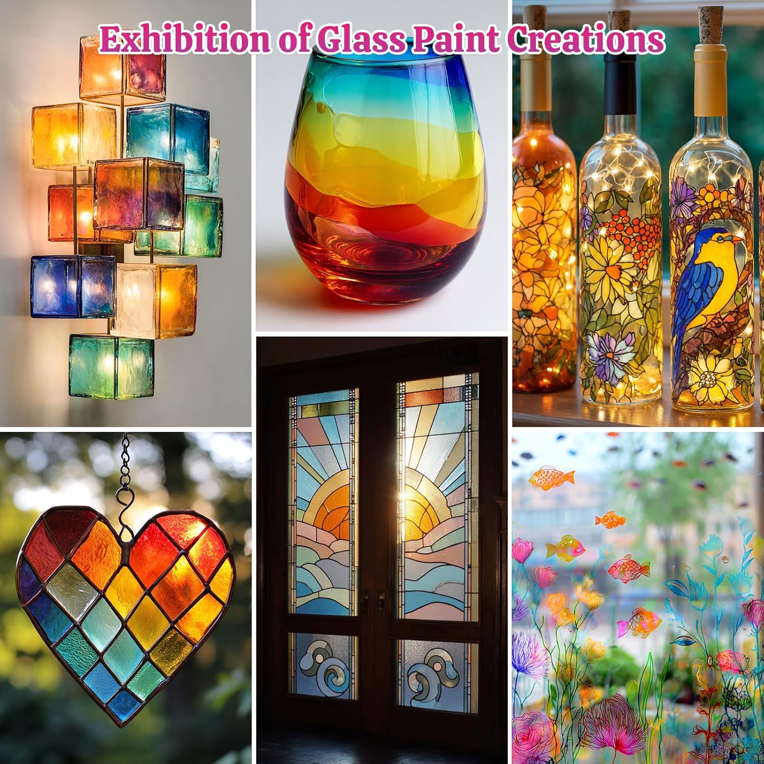 Thumbnail 5 de HOMY ARTY Peinture vitrail 20x30 ml 🖌️