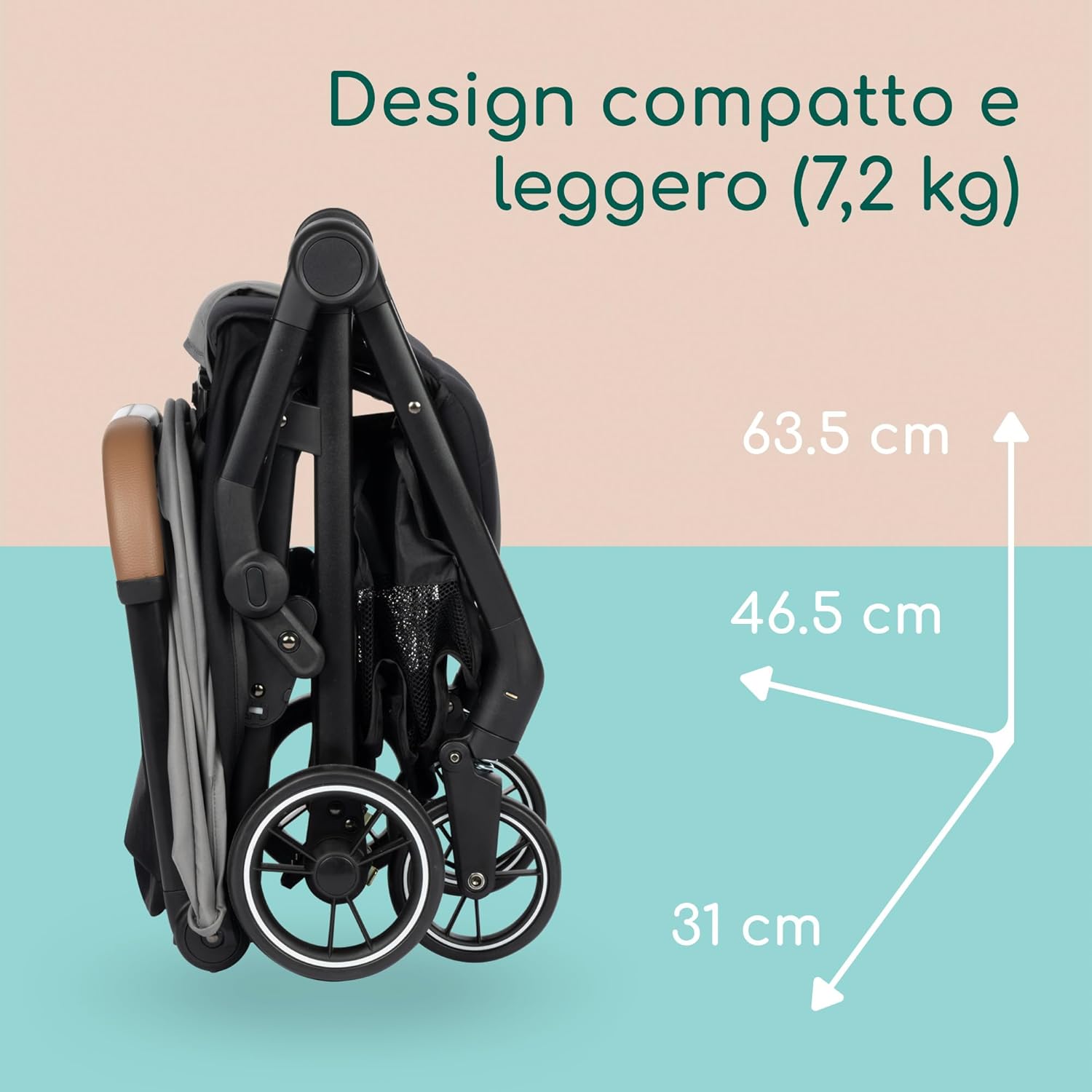 Thumbnail 4 de Bebeconfort Sunlite: Passeggino leggero 0–4 anni, 7,2 kg, 22 kg, colore Tinted Grey