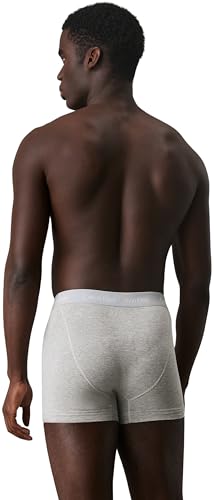 Detalle de Calvin Klein Herren-Trunks, 3er-Pack aus Baumwollstretch, mittlere Leibhöhe