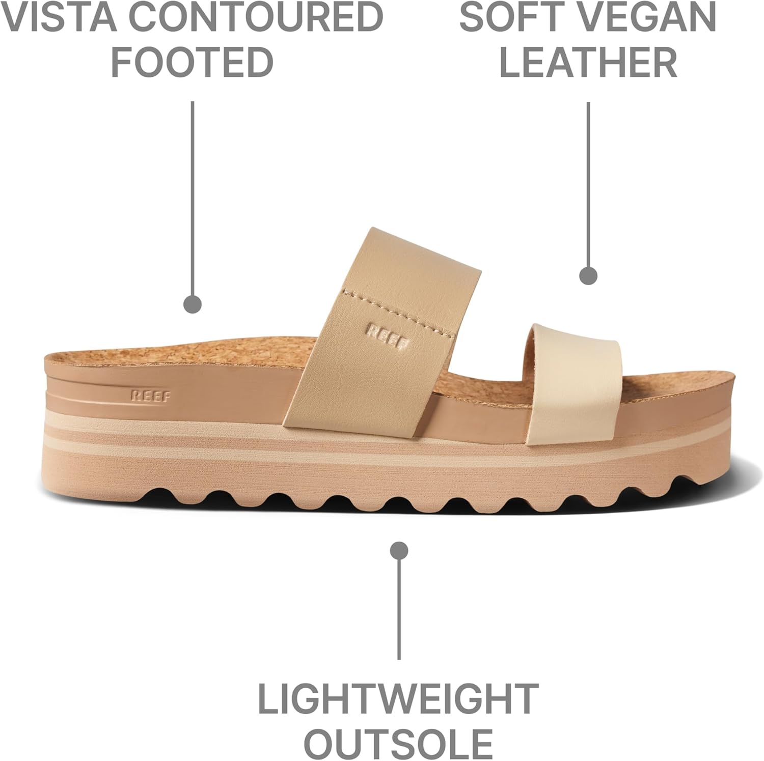 Thumbnail 4 de Reef Women's Cushion Vista Hi Platform Sandal