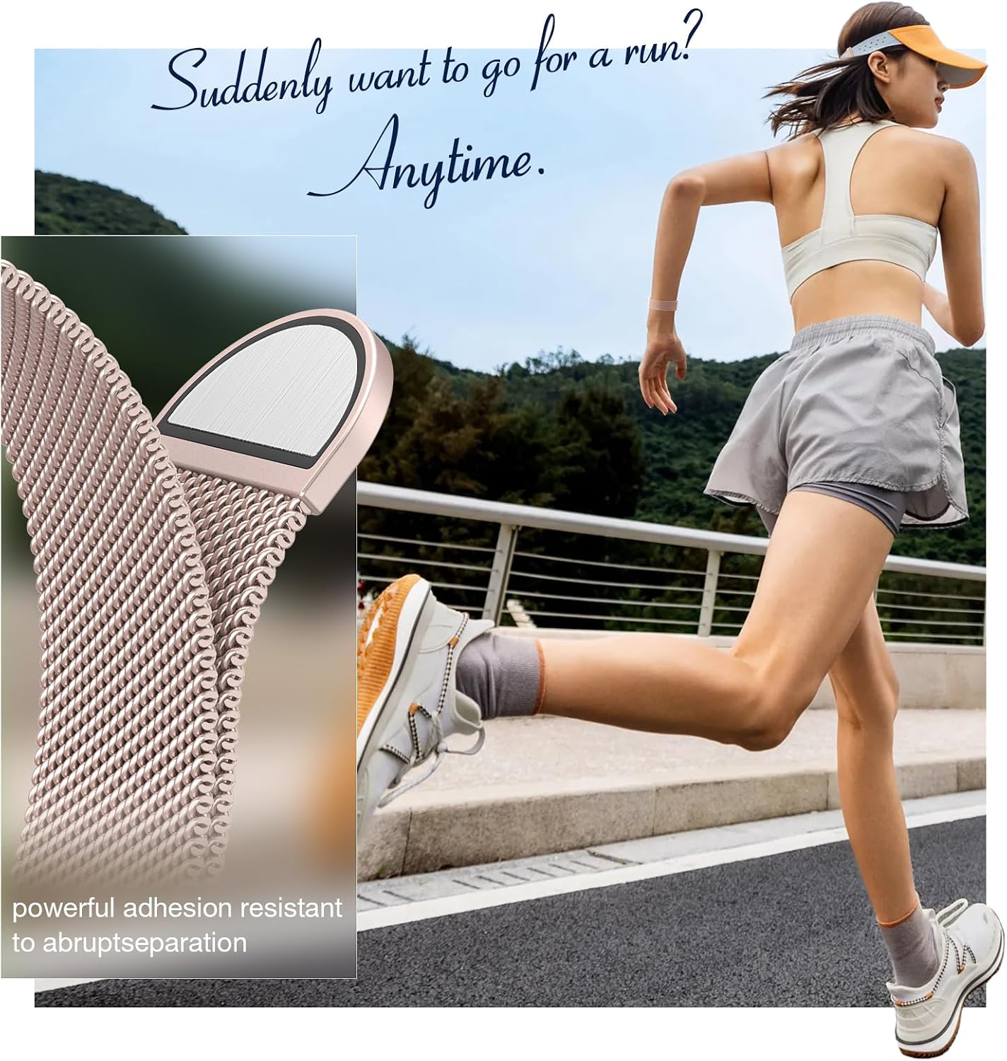 Detalle 1 de BELONGME Mesh Magnetic Strap 3-Pack 40mm