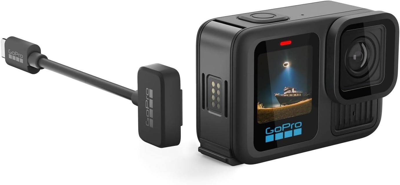 Detalle de GoPro Contacto ADCON-001 Magnetic Door and Power Cable Kit, USB-C