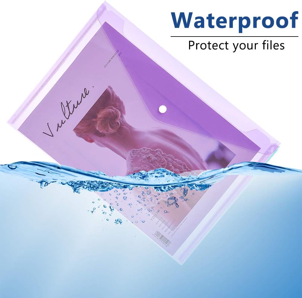 Thumbnail 2 de MerryNine Plastic Envelopes Wallets A4 30pack