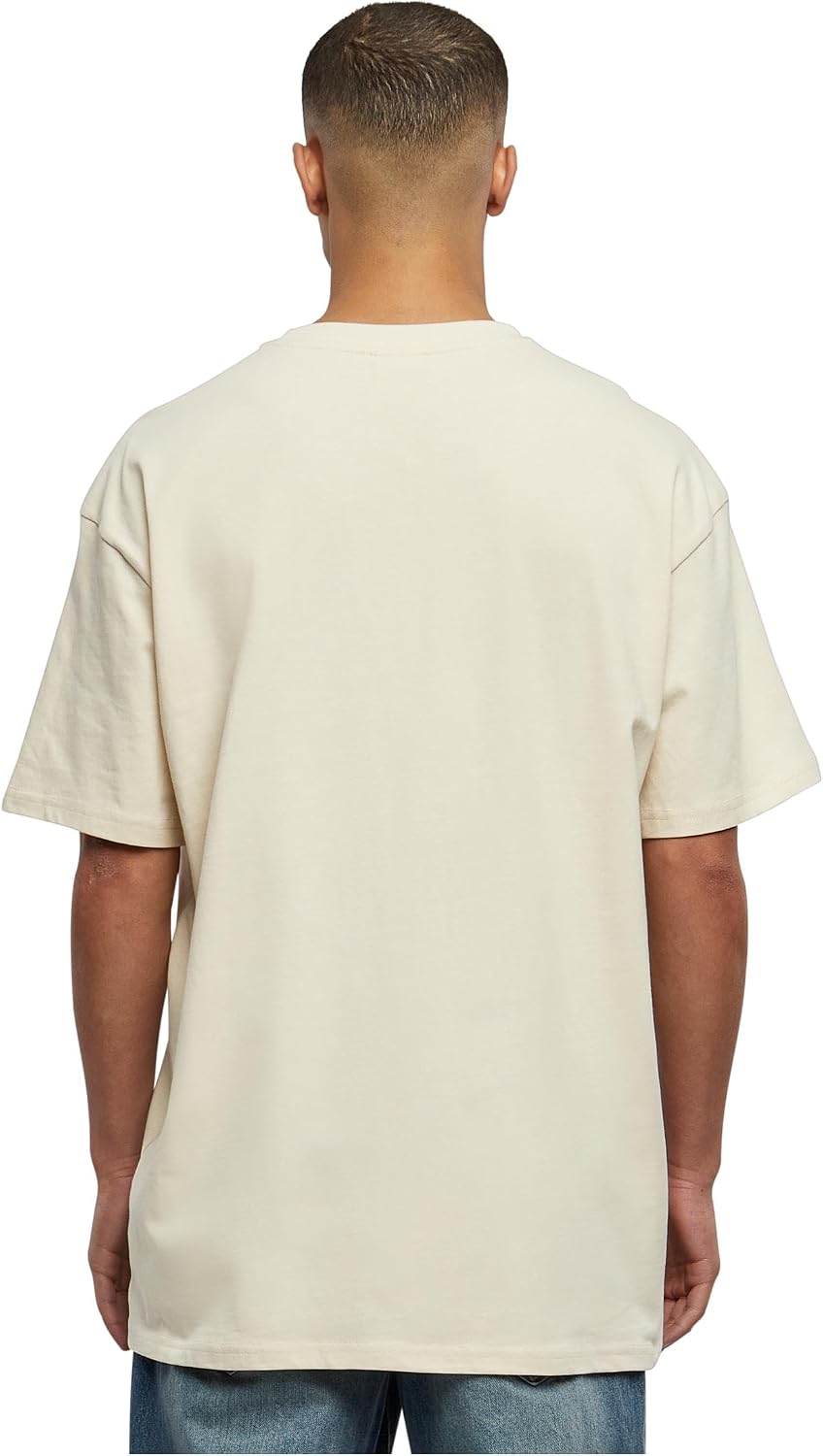 Detalle de Urban Classics Herren Oversized Pinstripe Tee : la t-shirt oversize à rayures pour un look urbain