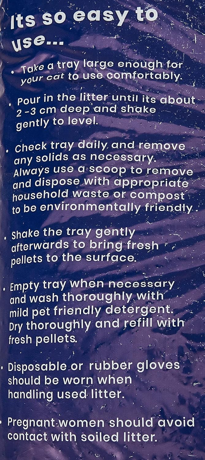 Detalle de Fresh Paws Premium Wood Pellet Cat Litter, 30 L