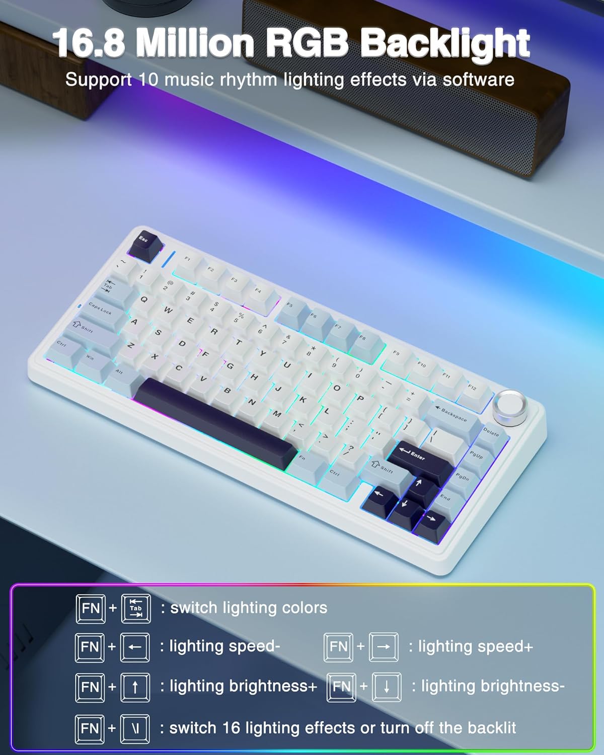Thumbnail 5 de AULA F75 75% Wireless Keyboard 4000mAh ⌨