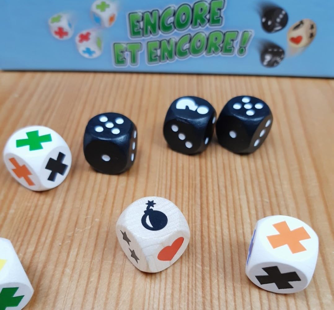 Detalle 2 de Schmidt Spiele 88270 Encore et Encore – Roll & Write, jeu de dés