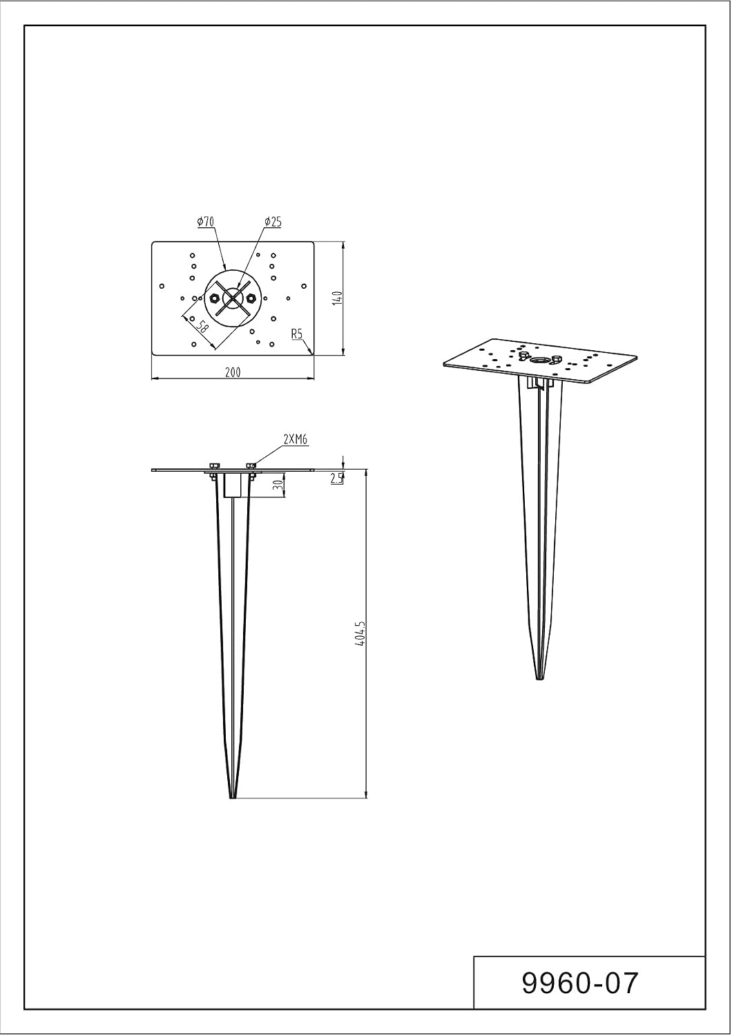 Detalle 2 de TRIO LIGHTING FOR YOU Trio 9960-07 40 cm