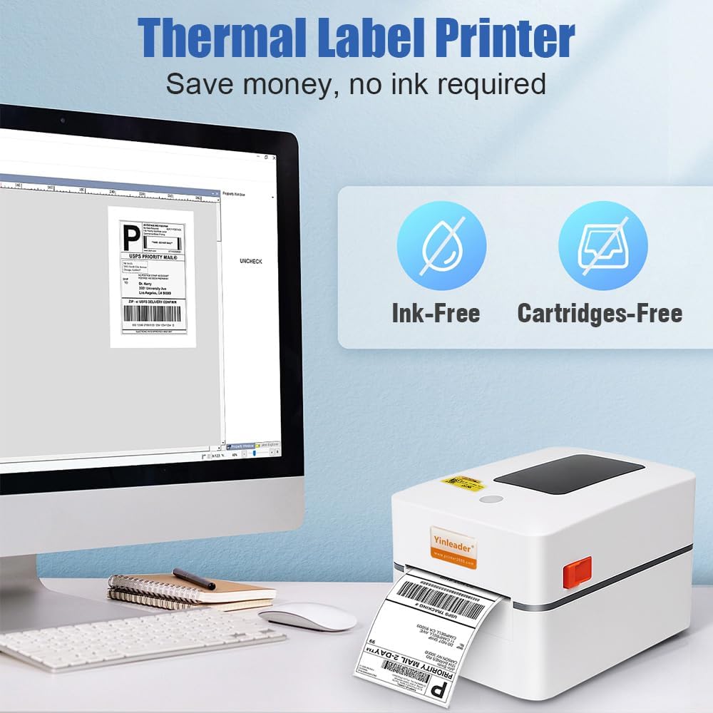 Thumbnail 1 de Yinleader Thermal 4x6 label printer 📦