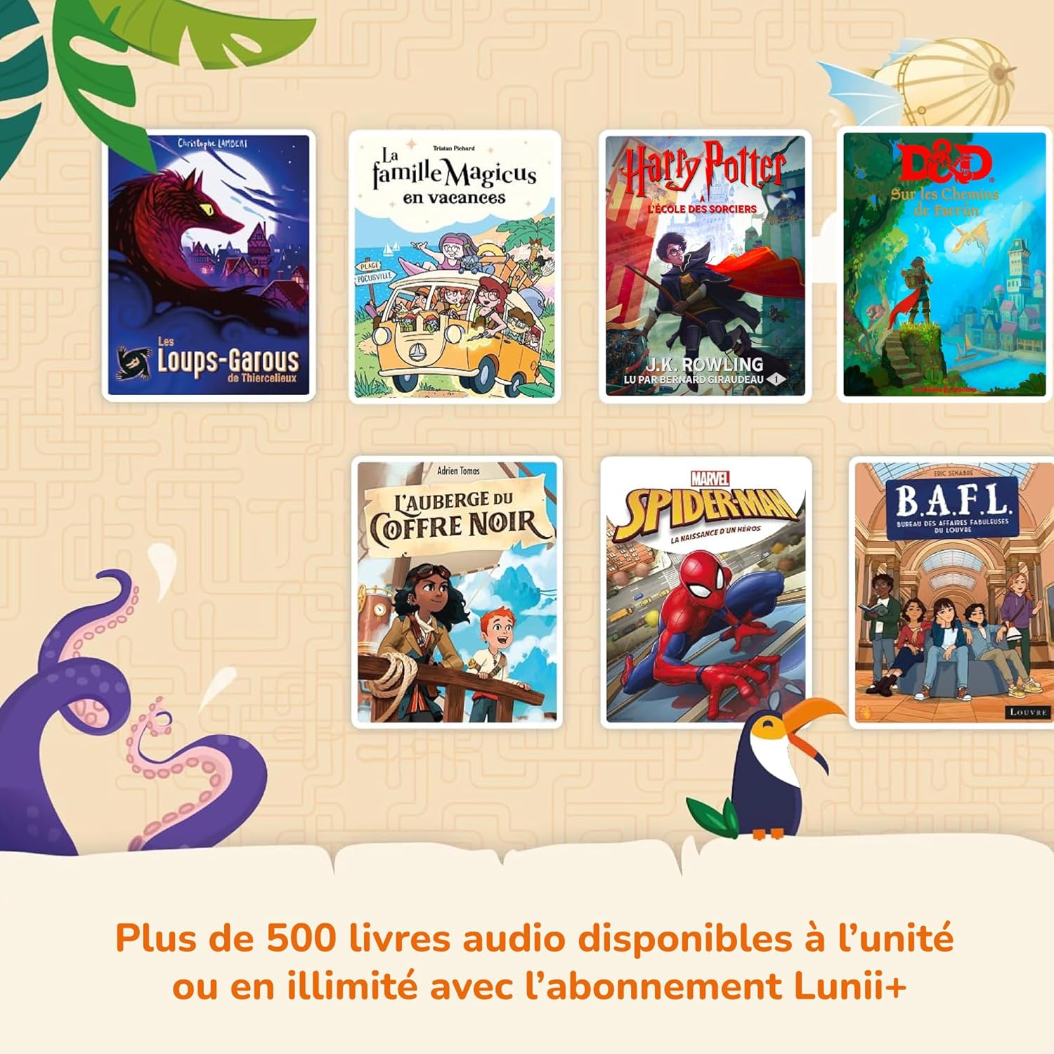 Thumbnail 6 de Lunii Pack baladeur Audio FLAM : FLAM + coque antichocs Protection Officielle verte et 2h45 d’histoires à télécharger