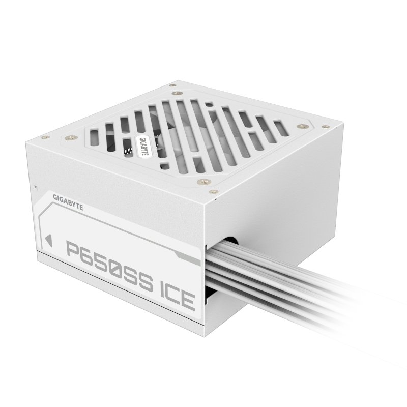 Detalle de Gigabyte 650W 80 PLUS Silver ATX 3.0 blanca ⚡