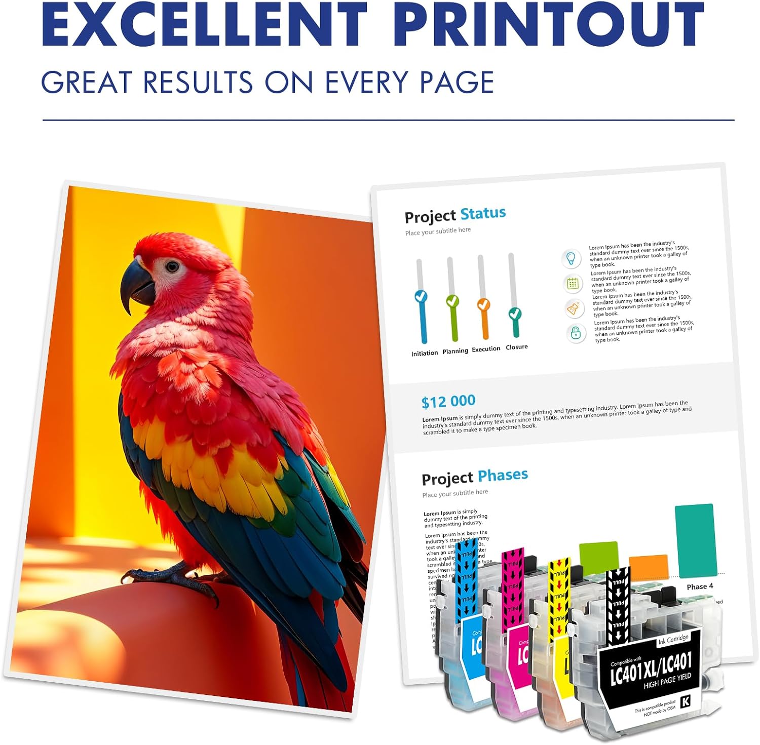 Detalle 2 de LC401XL Compatible Ink Cartridges
