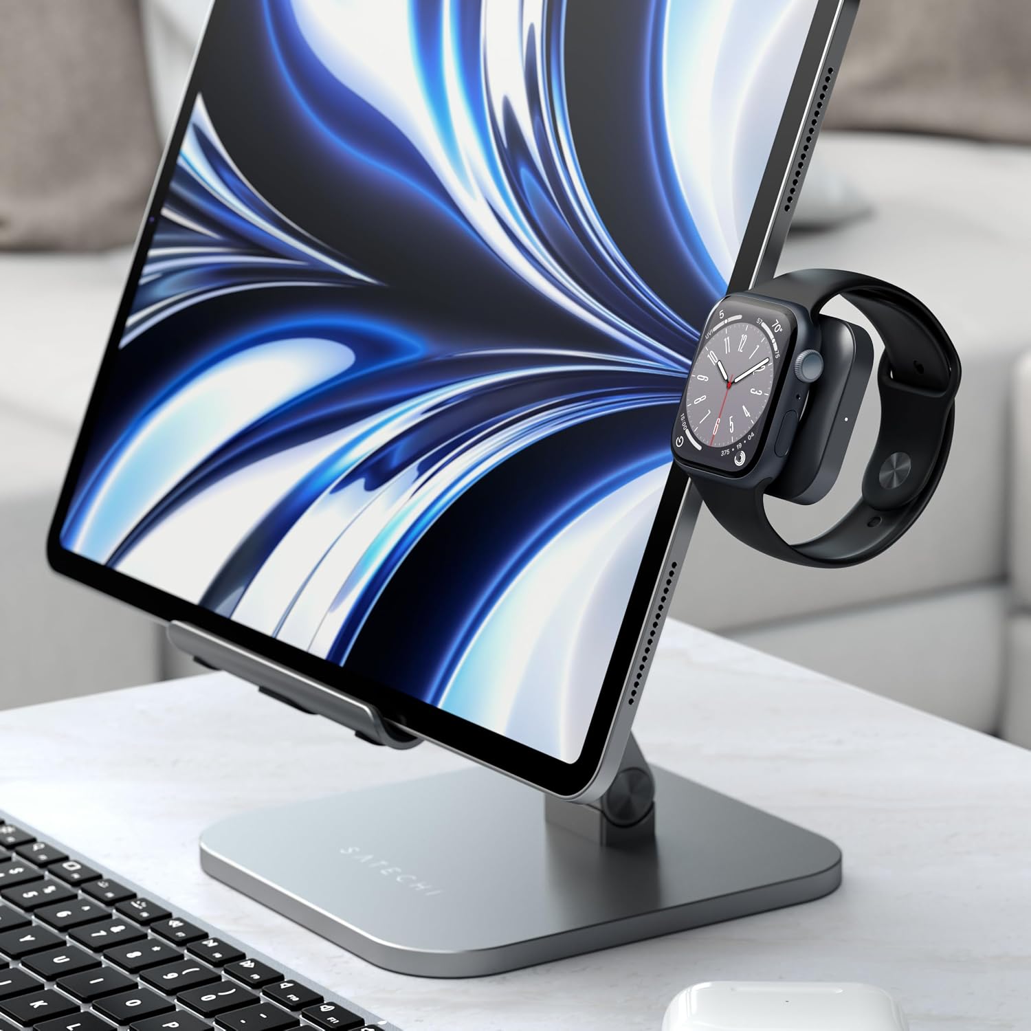 Thumbnail 6 de SATECHI USB-C Magnetic Apple Watch Charger (MFi-Certified) – Portable Dock for Ultra, SE, Series, and AirPods
