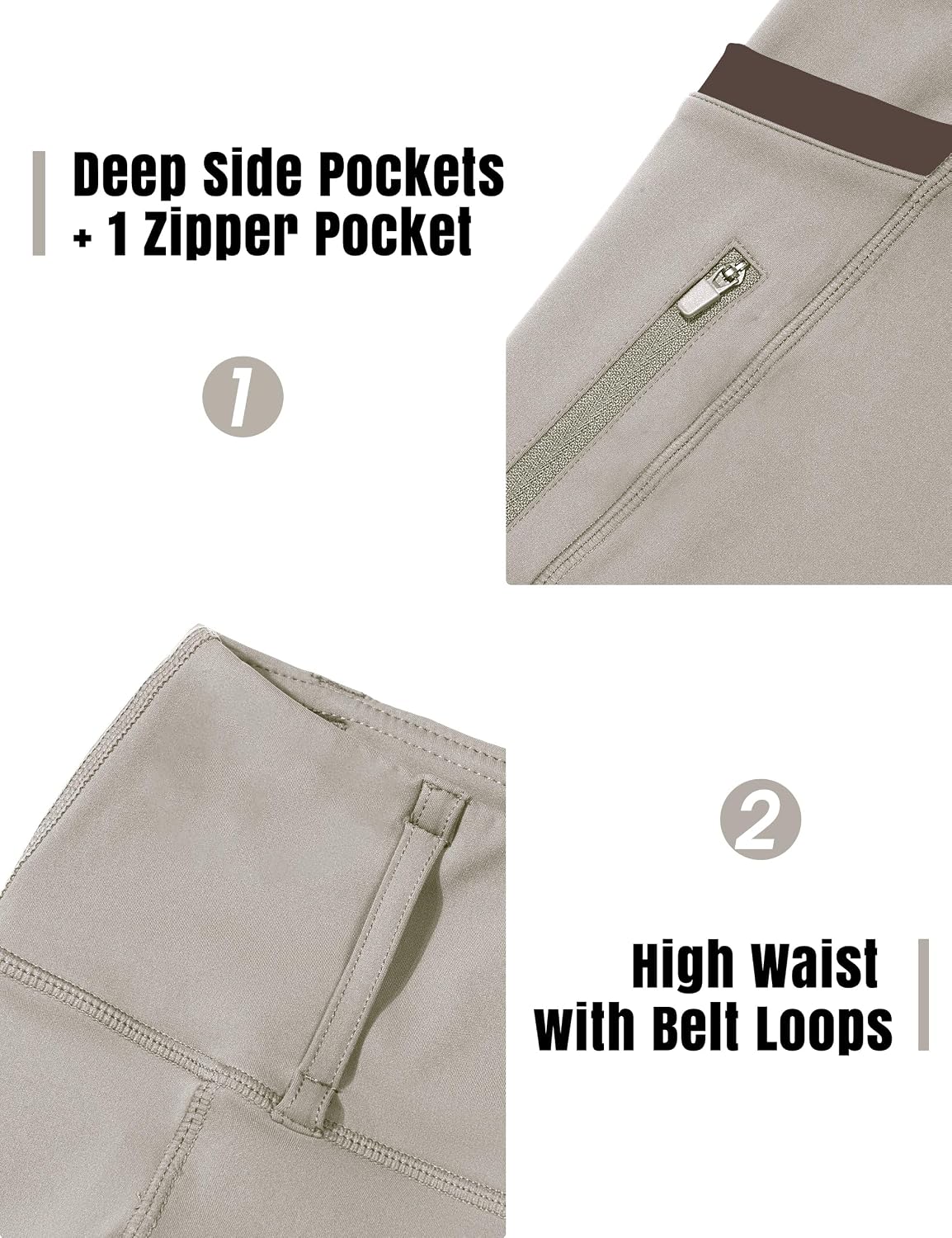 Detalle 2 de FitsT4 Sports Girls Riding Pants Full Seat High Waist Kids Equestrian Breeches