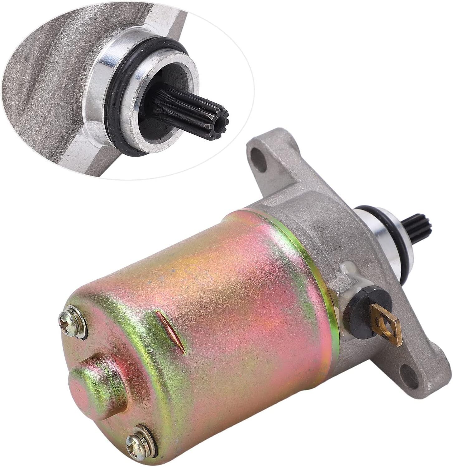 Thumbnail 5 de Yctze elektrisk startmotor för GY6-50/60/80, 12 V DC och 10 tänder