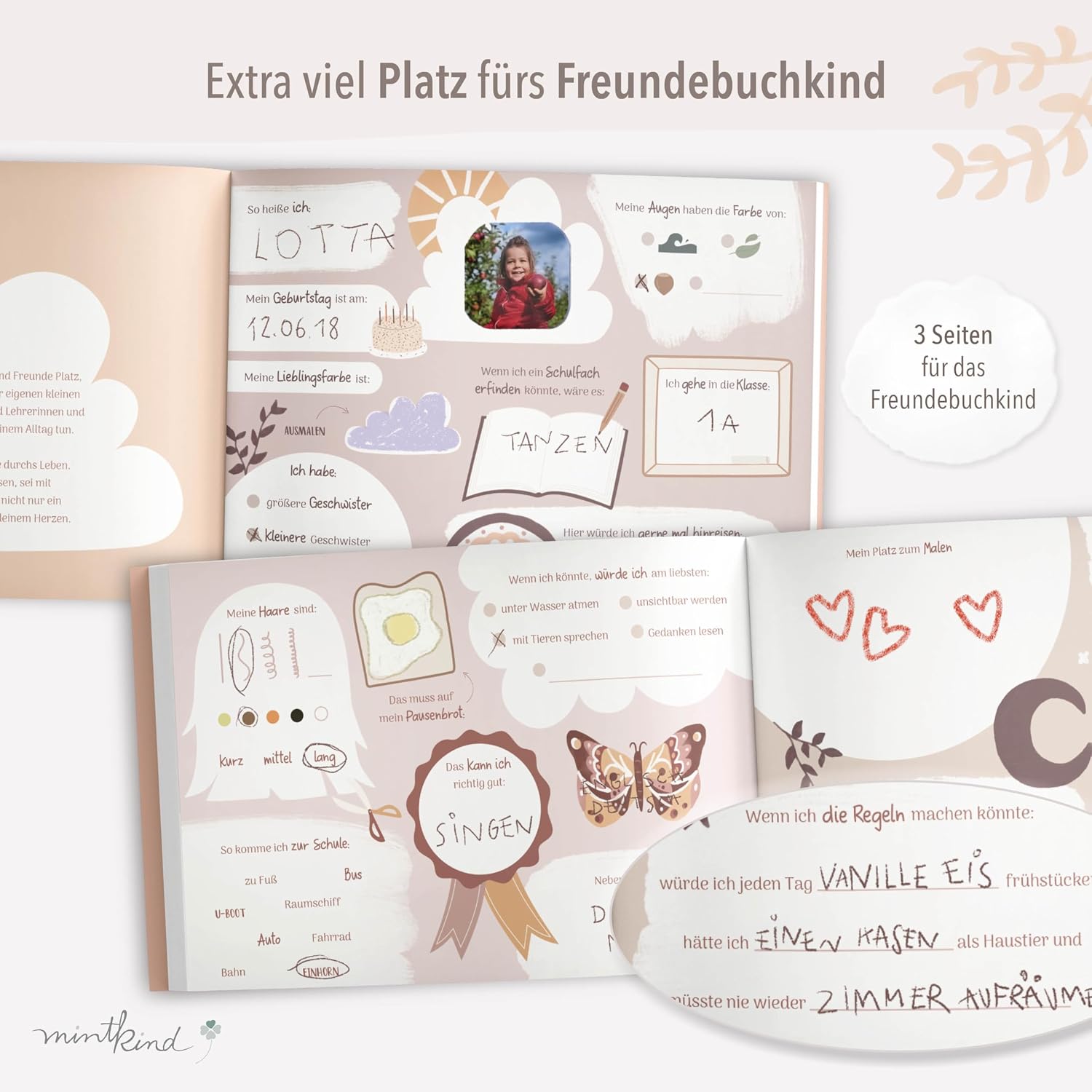 Thumbnail 5 de mintkind Meine Schulfreunde Schulfreundebuch
