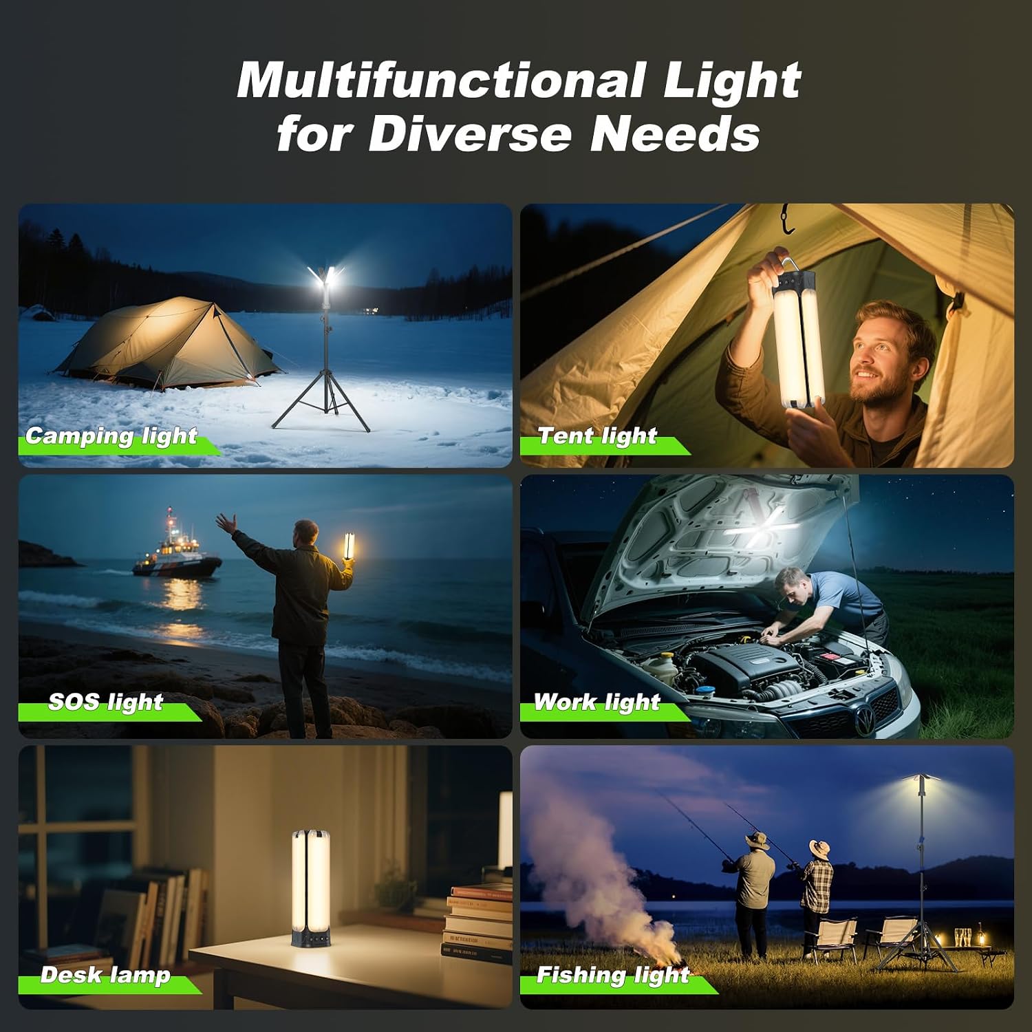 Thumbnail 5 de Clemas Camping Lights with Remote & Stand