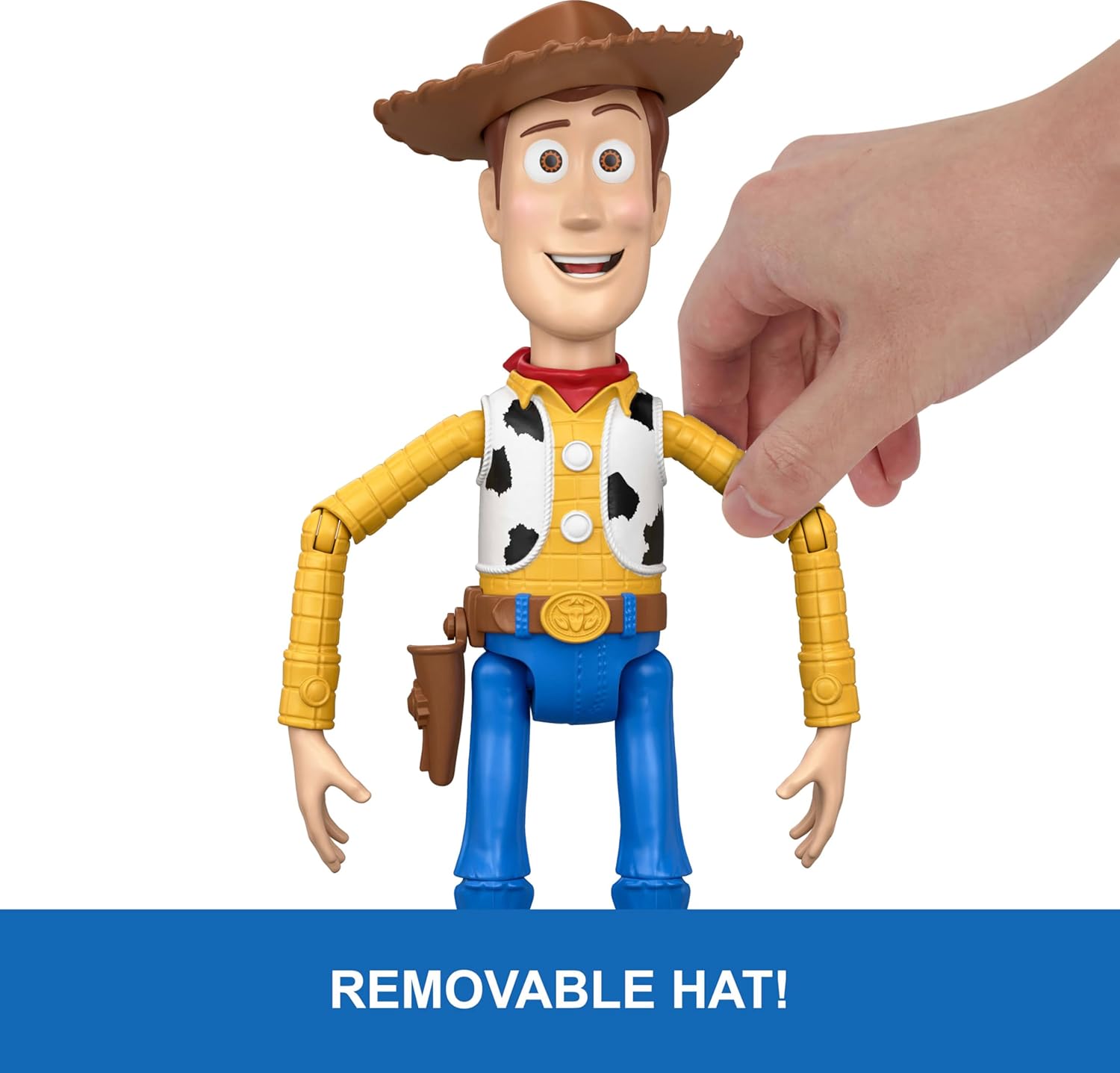 Thumbnail 3 de Mattel Disney and Pixar Toy Story 5 Running Woody – 12-Inch Action Figure
