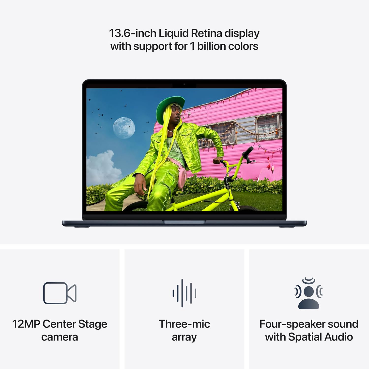 Detalle de Apple 2026 MacBook Air 13-inch with M5 chip: Portable powerhouse for AI and study