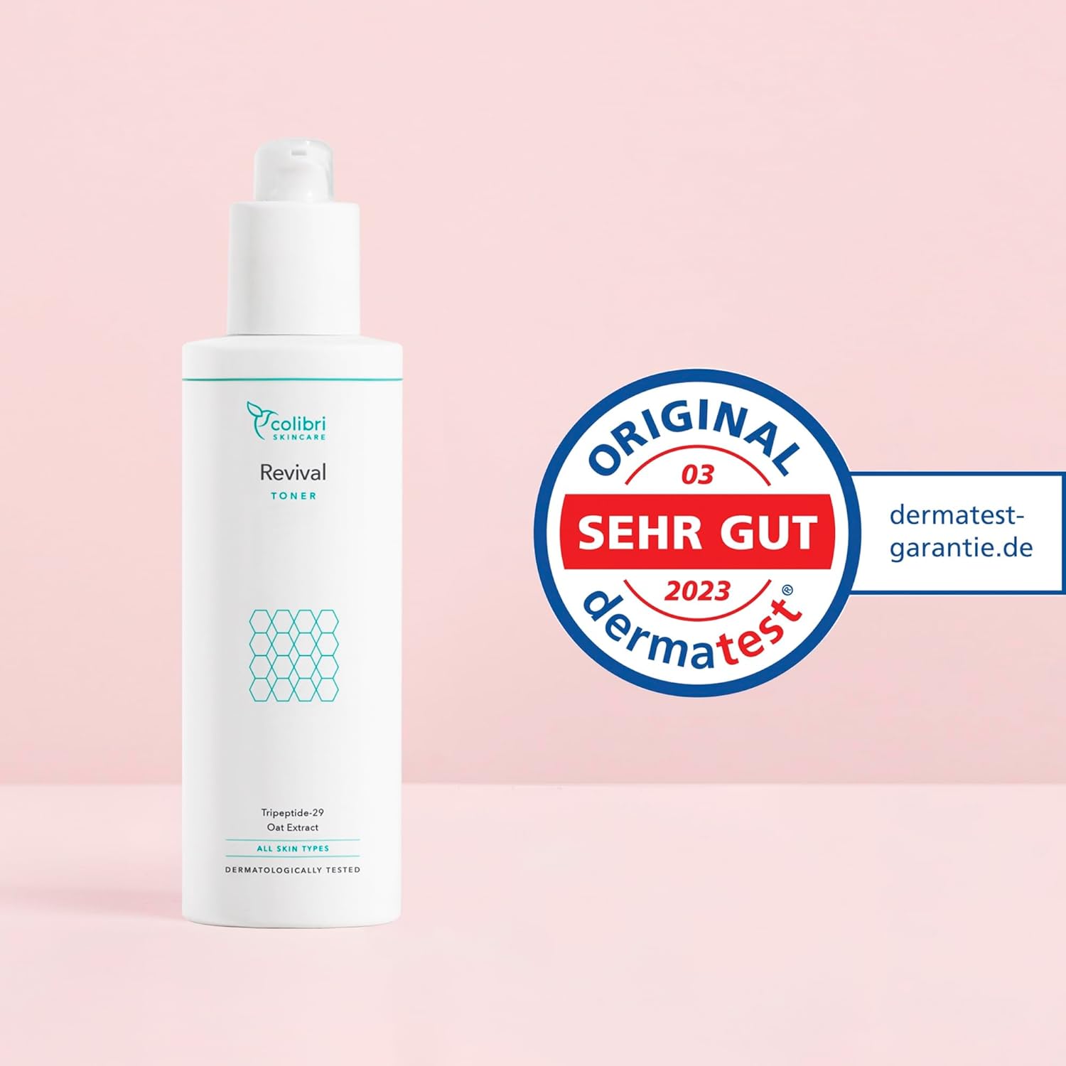 Detalle de colibri skincare REVIVAL TONER 200 ml — lotion tonique visage sans alcool