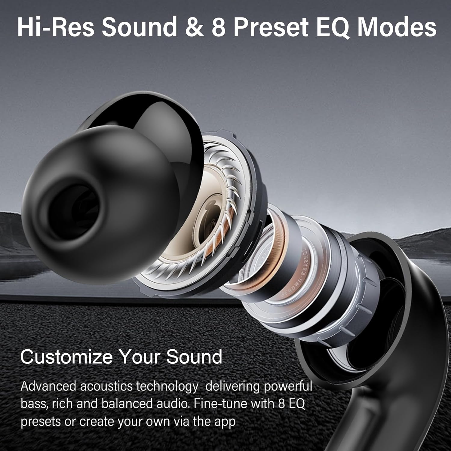 Thumbnail 3 de Wireless Earbuds with Hybrid ANC and 49 Hours Total Playtime
