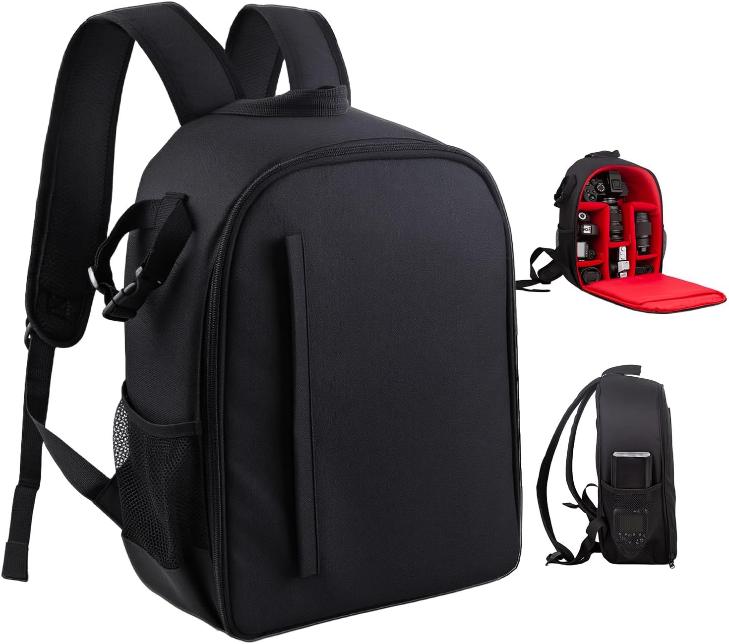 Detalle de LP Kamerarucksack – Professioneller Unisex-Kamerarucksack, wasserdicht, kompatibel mit DSLR/SLR, Objektive, Stative und Zubehör
