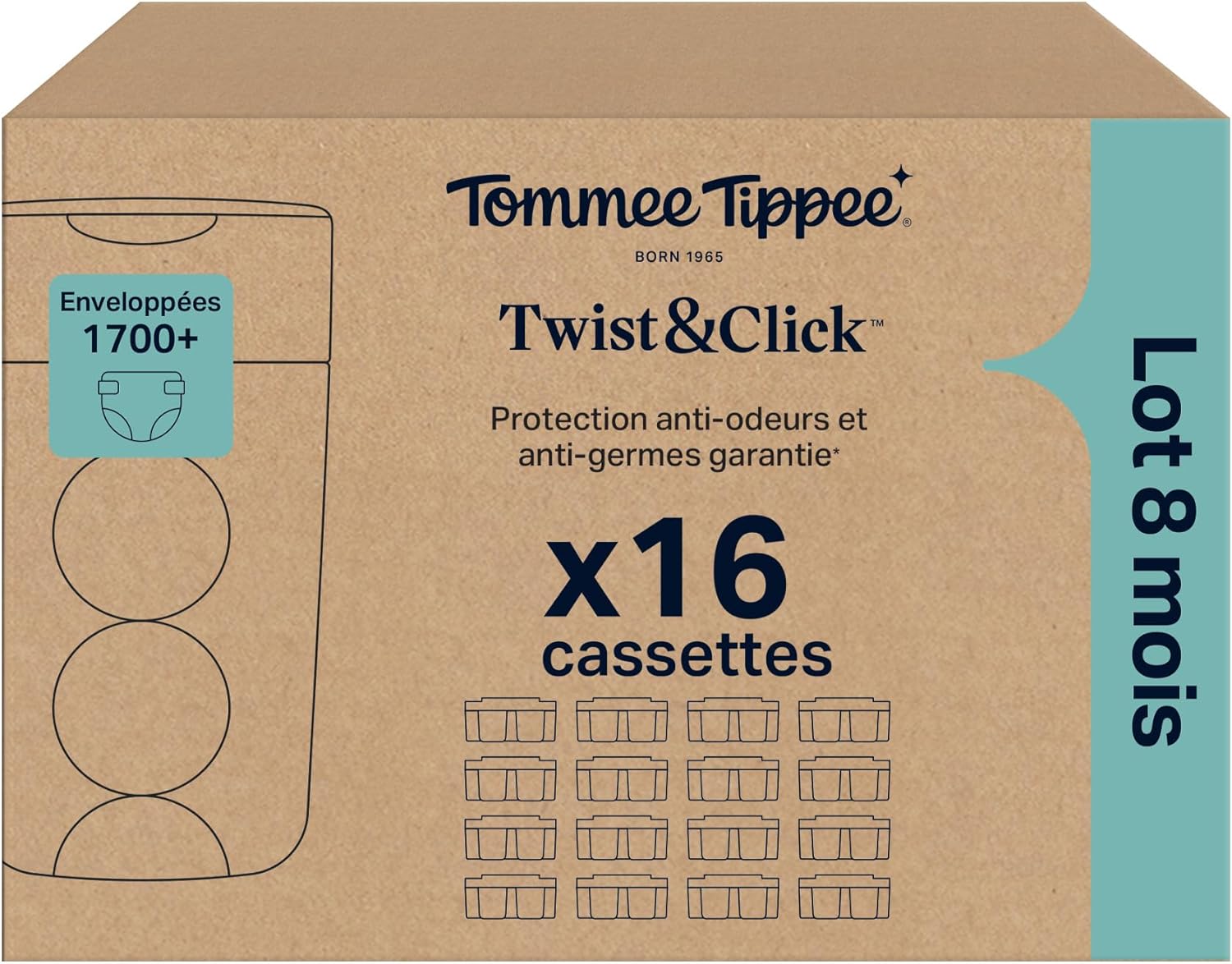Detalle 2 de Tommee Tippee Cassettes recharge 10,5 m