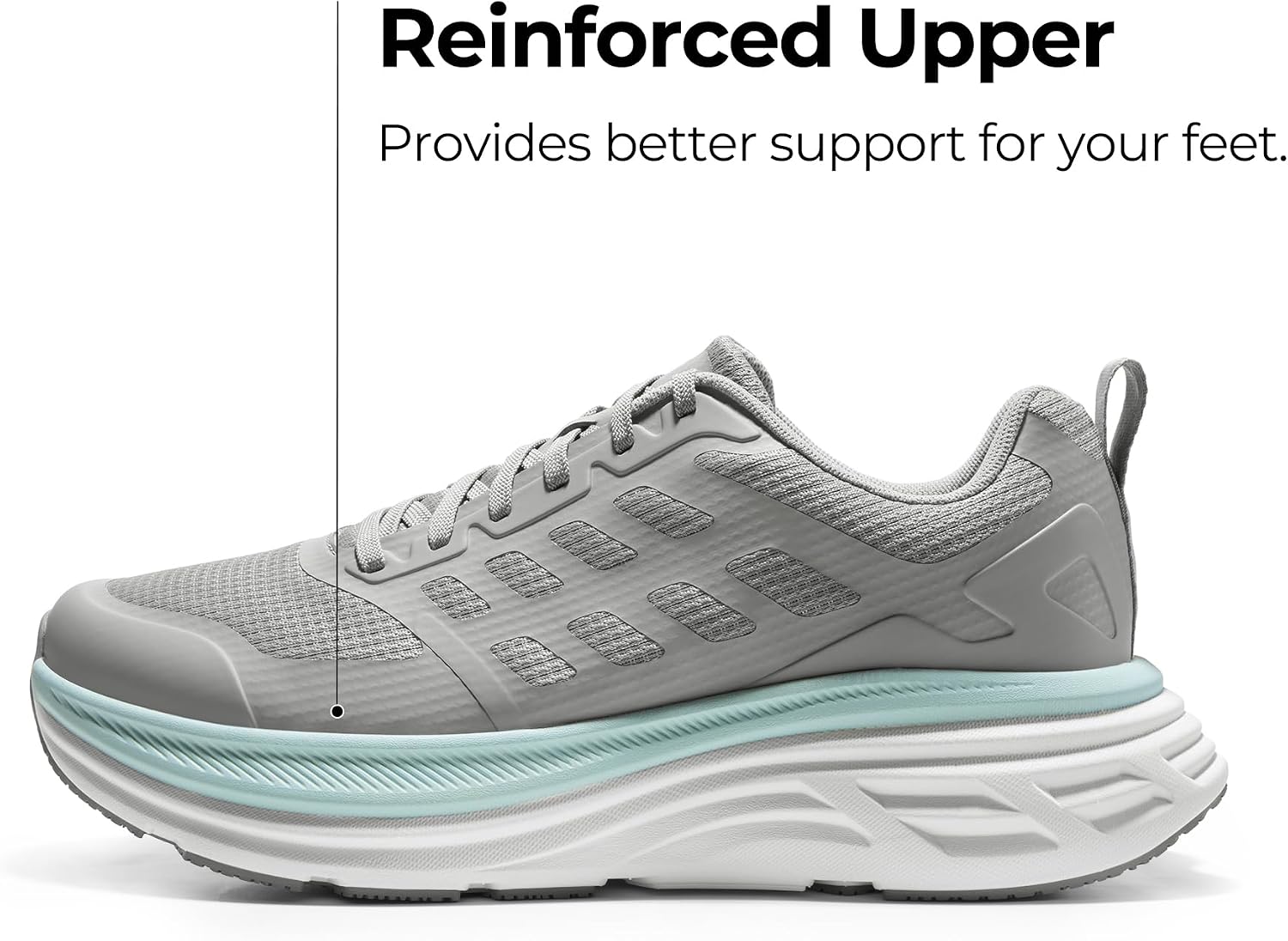 Thumbnail 6 de NORTIV 8 Men's Walking Running Tennis Cushioning Shoes: ActiveFloat Non Slip Sneakers