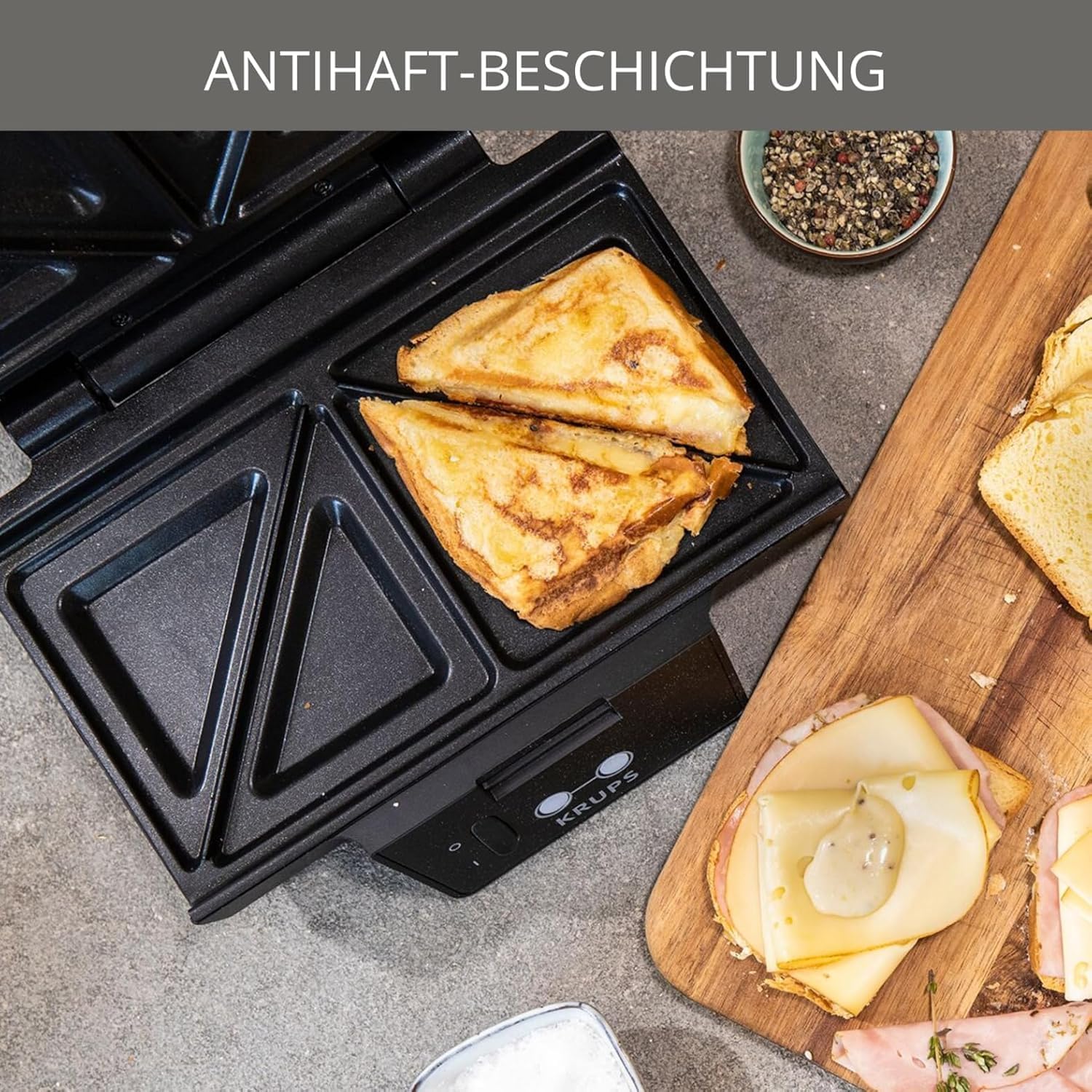 Detalle 2 de Krups FDK451 Sandwichmaker 850 W