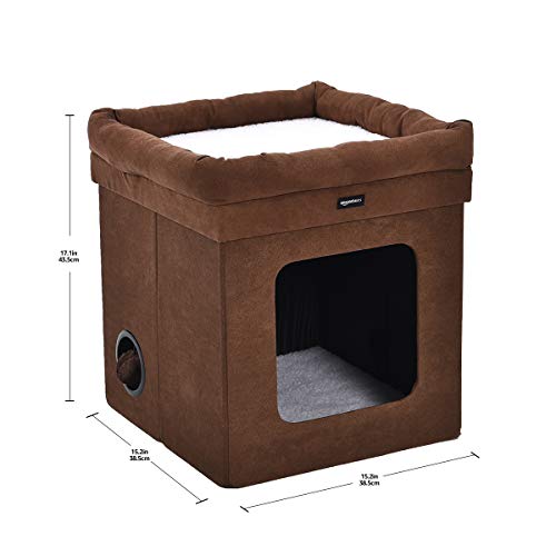 Thumbnail 5 de Amazon Basics Casa para Gato Plegable 🐱 38x38x43 cm