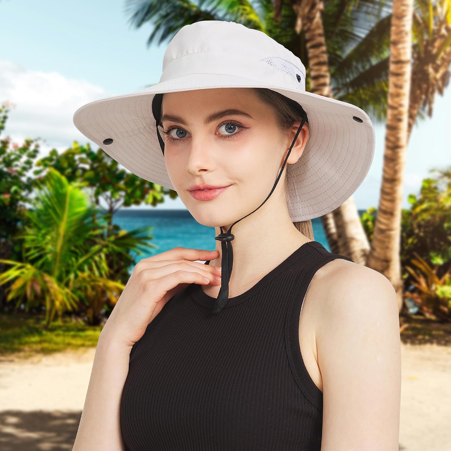 Thumbnail 2 de NPJY Ponytail Sun Hat, 22–22.8-Inch Fit