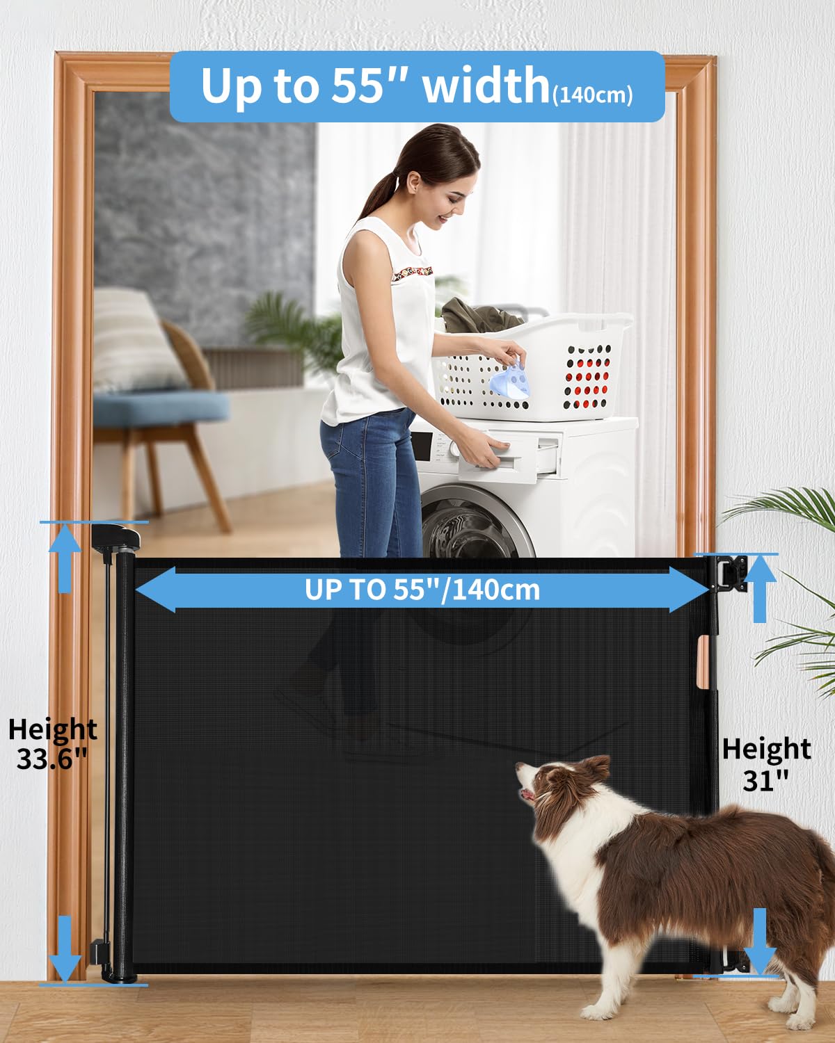 Thumbnail 1 de Veraste Retractable Baby Gate