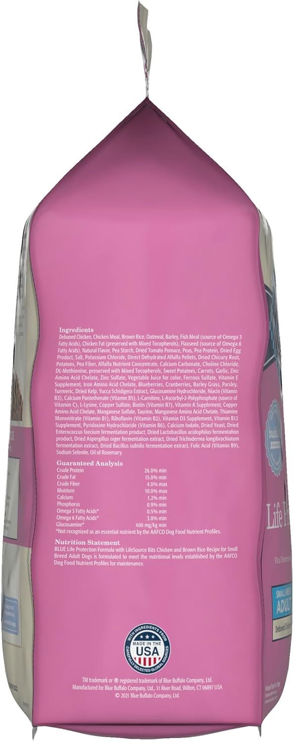 Detalle 2 de Blue Buffalo Life Protection Formula Chicken Small Breed Dry Dog Food, 5 lb