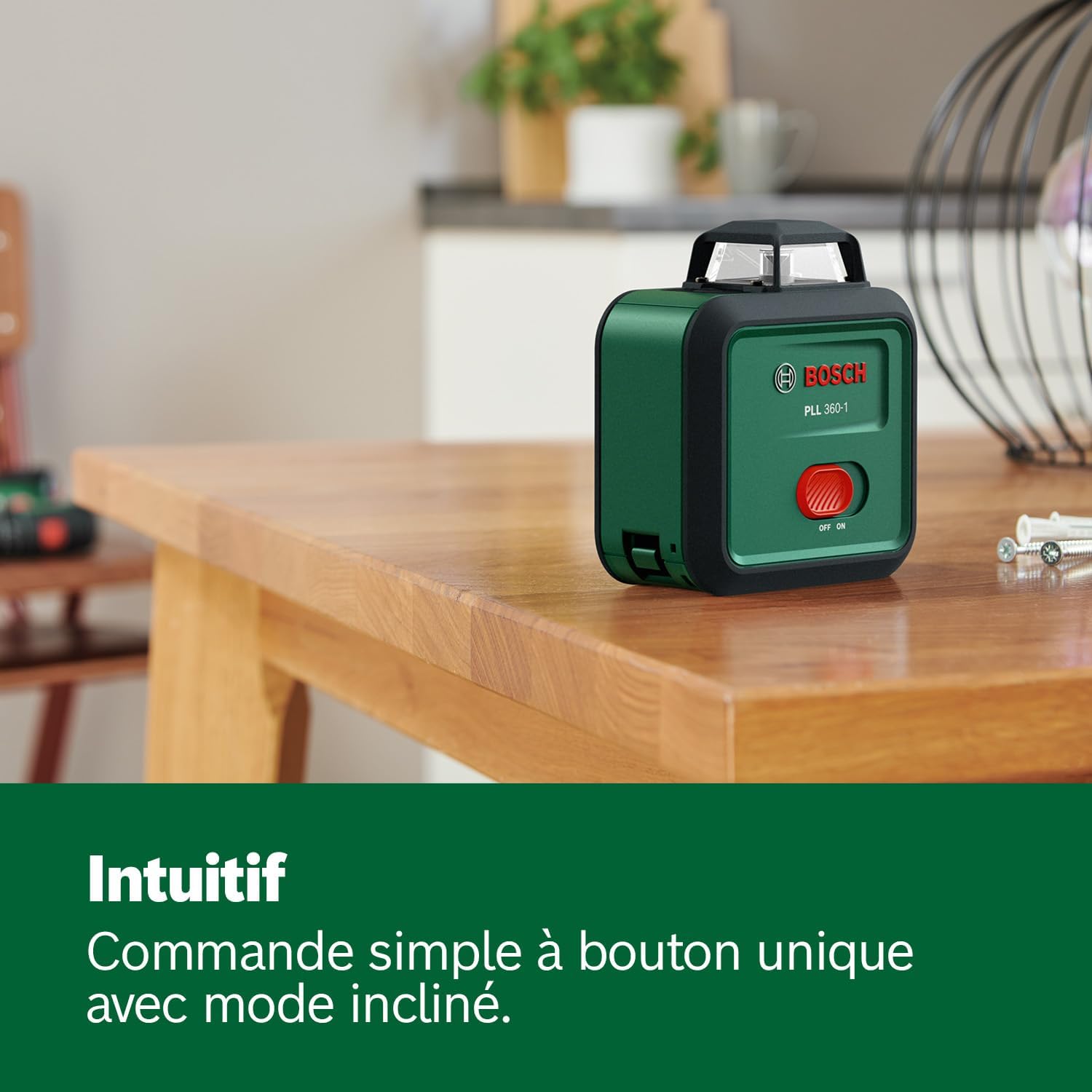 Detalle de Bosch PLL 360-1: Laser de nivellement plan 360° avec auto-nivellement