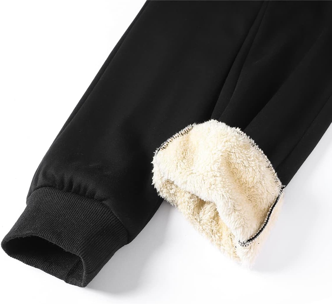 Thumbnail 4 de ZOXOZ heren joggingbroek met fleecevoering, ritszakken en rechte pijpen
