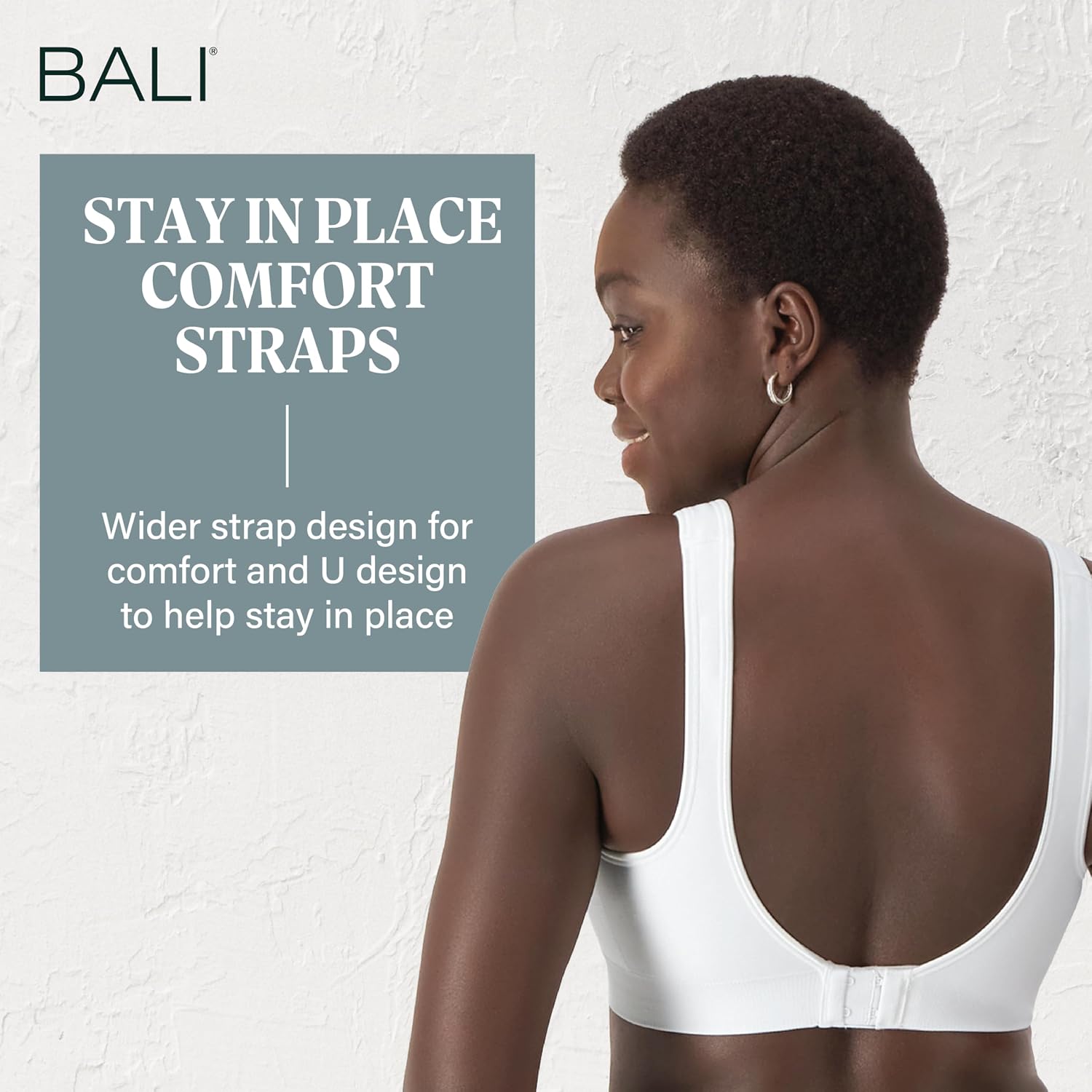 Thumbnail 2 de Bali Women's Comfort Revolution Wireless Bra – Full Coverage, Seamless, Targeted Shaping