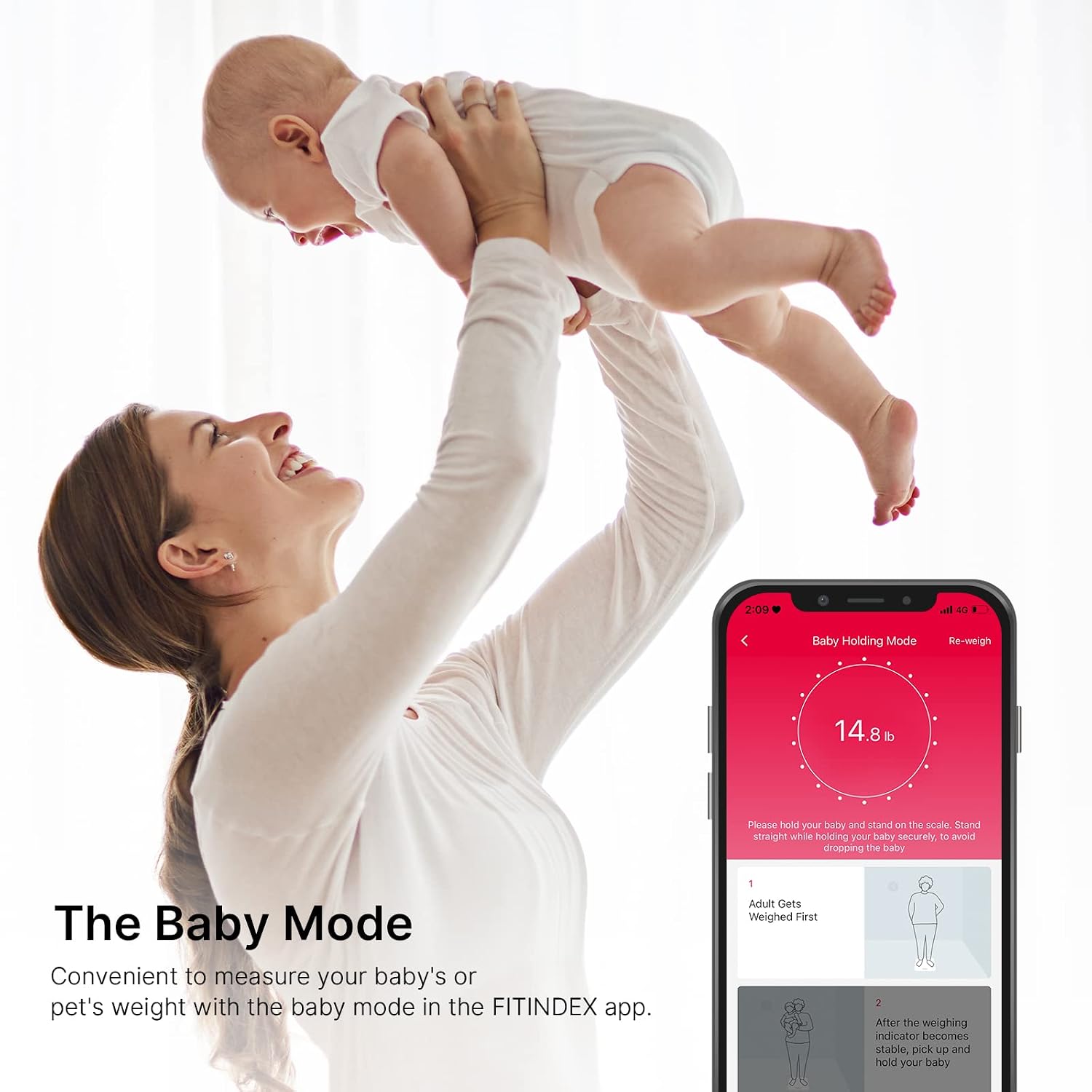 Detalle de FITINDEX Smart Scale, 13 Metrics
