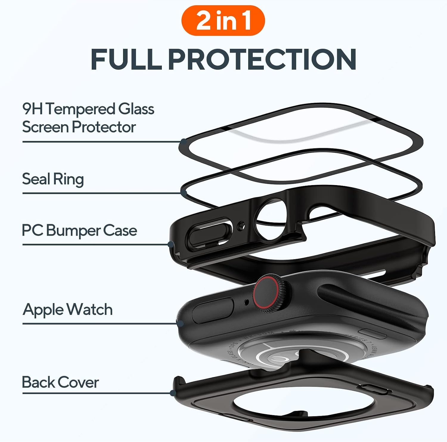 Detalle de Singiuzoo 2 in 1 Waterproof Case 40mm