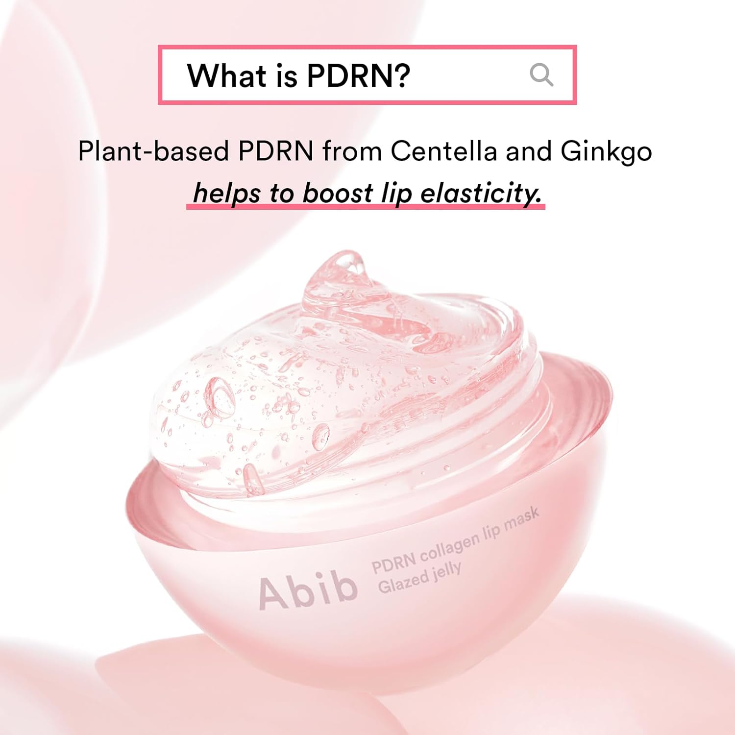 Detalle de Abib PDRN Collagen Lip Mask Glazed Jelly (0.38 fl oz) Overnight Sleeping Lip Butter Balm