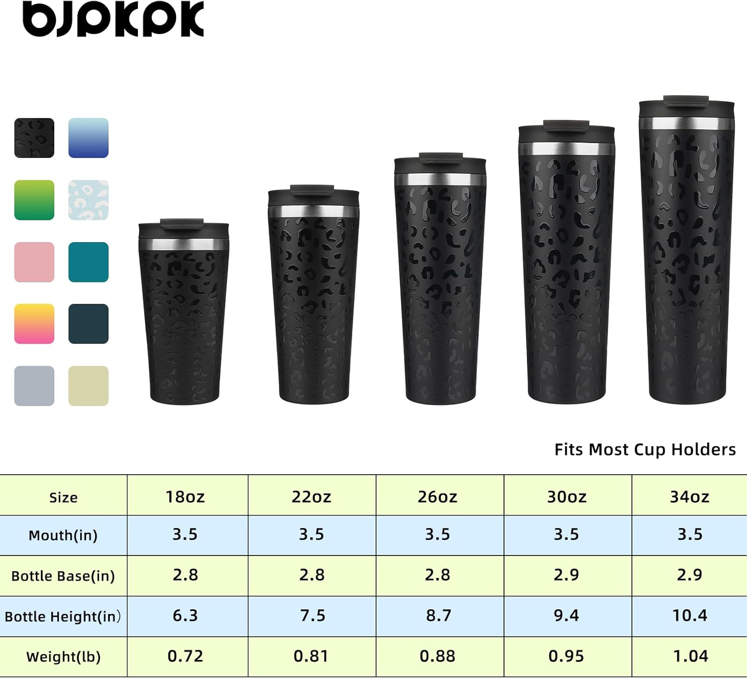 Detalle 1 de BJPKPK Coffee Tumbler, 18 oz