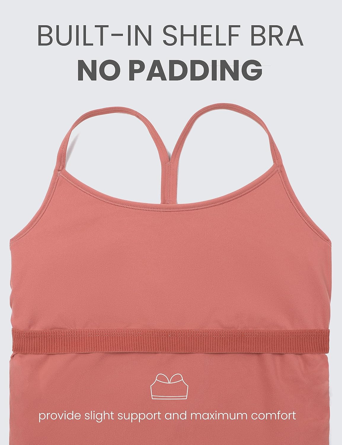 Detalle de CRZ YOGA Women's Butterluxe Maternity Tank Top with Ruched Sides and Y-Back