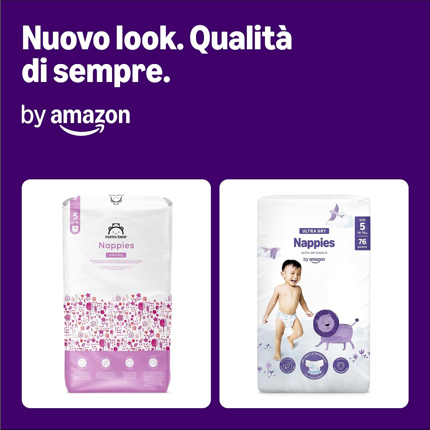 Thumbnail 1 de by Amazon Ultra Dry Nappies Taglia 5 152 pannolini