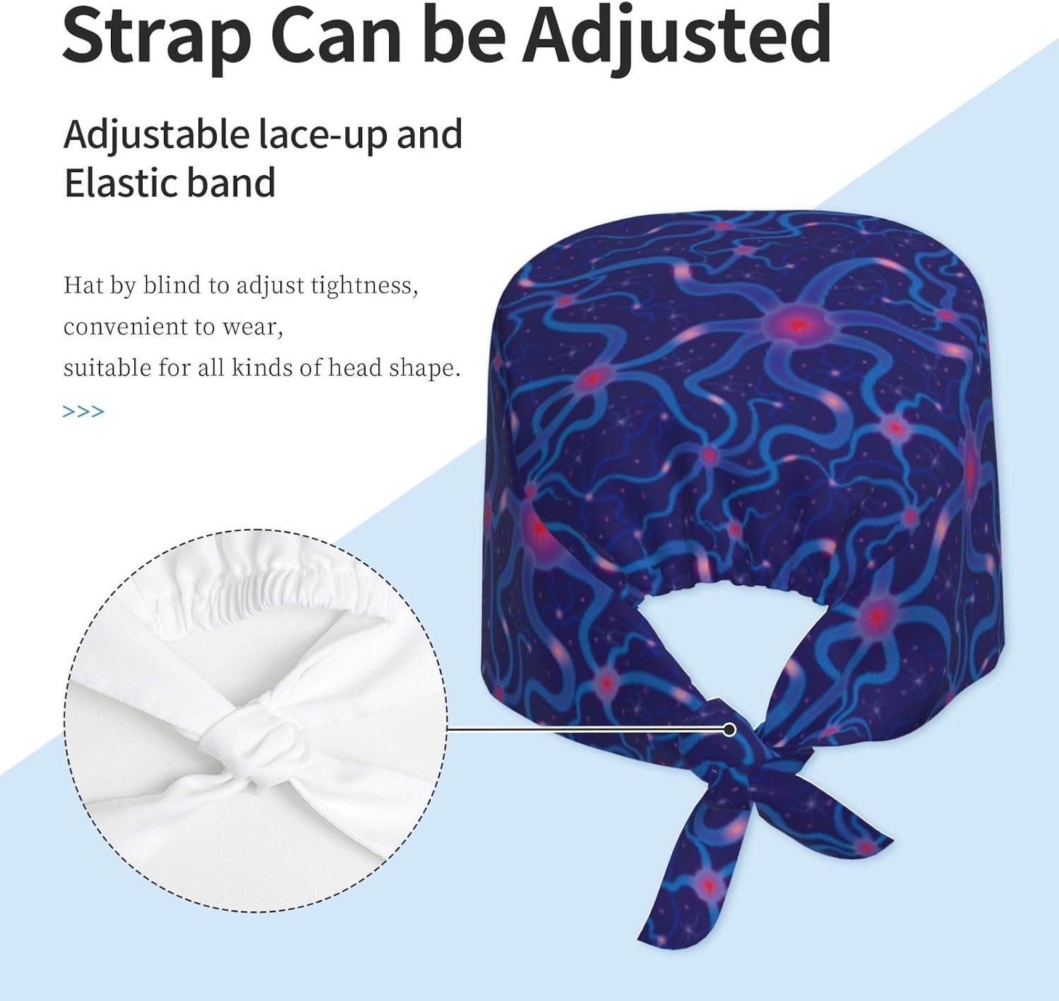 Detalle 2 de Polyester Scrub Cap