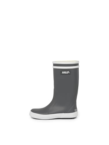 Detalle de Aigle Mixte Enfant Lolly Pop 2, Anthracite – Bottes en caoutchouc premium pour enfants