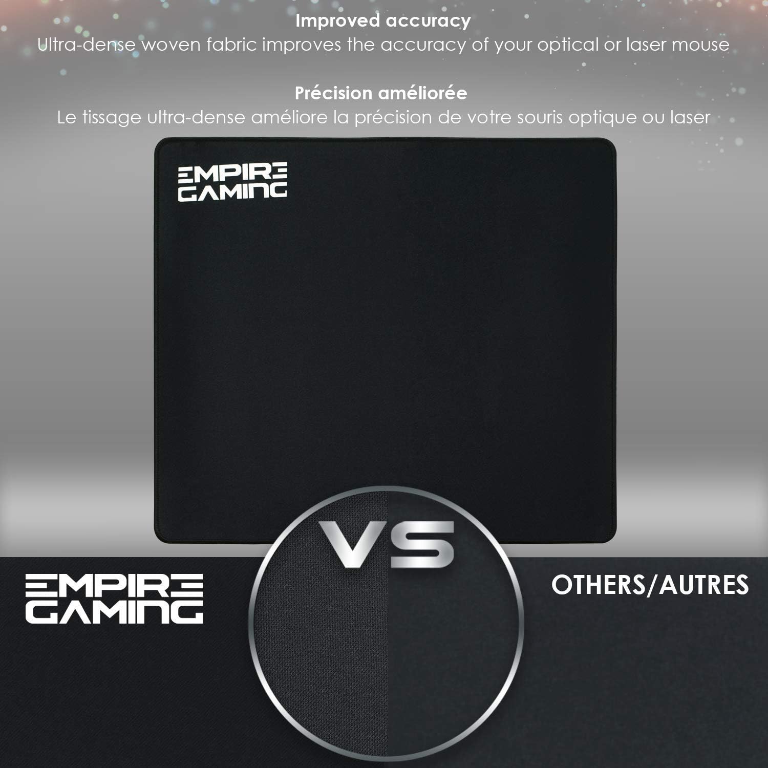 Thumbnail 2 de EMPIRE GAMING Tapis de souris Arena XL 46 x 40 cm à surface ultra lisse